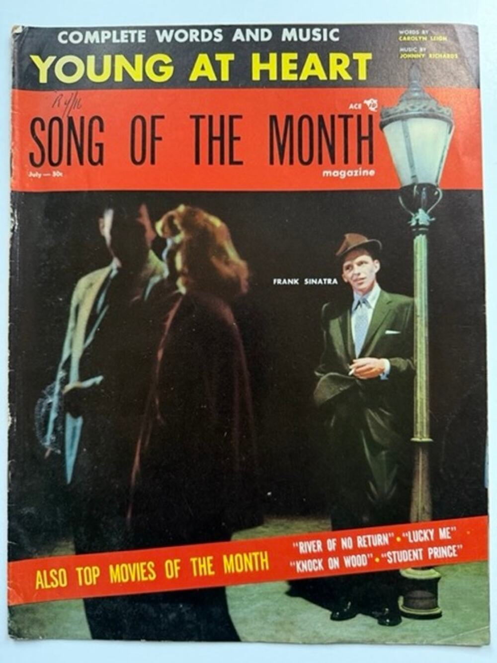 1954 Frank Sinatra Magazine Song of the Month From Here to Eternity, Blue Eyes